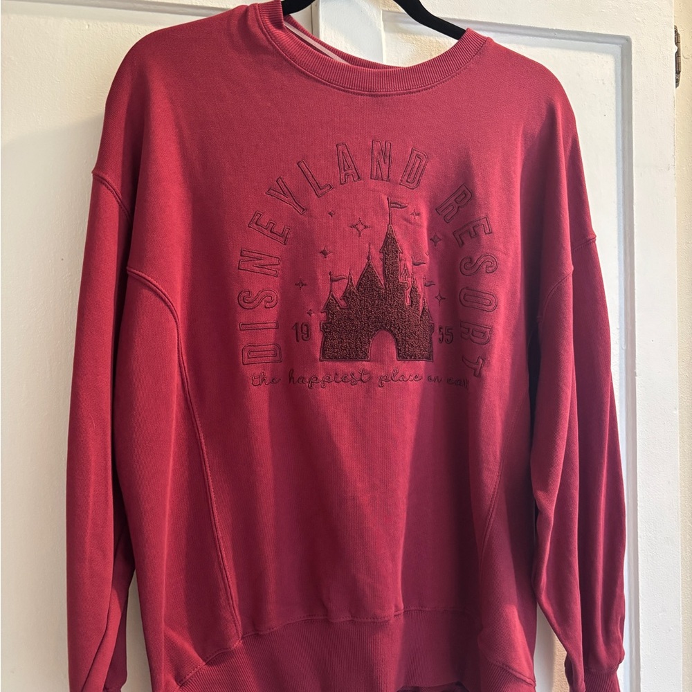 Disney Red Sweatshirt - Disneyland Resort